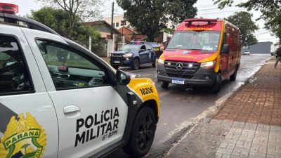 Idosa de 84 anos é agredida pelo próprio filho e precisa de atendimento médico em Cascavel