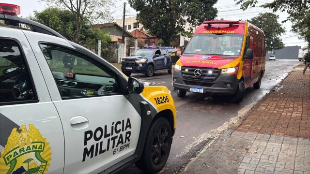 Idosa de 84 anos é agredida pelo próprio filho e precisa de atendimento médico em Cascavel