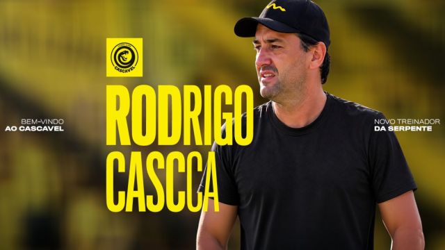 FC Cascavel anuncia Rodrigo Cascca como novo técnico após saída de César Bueno