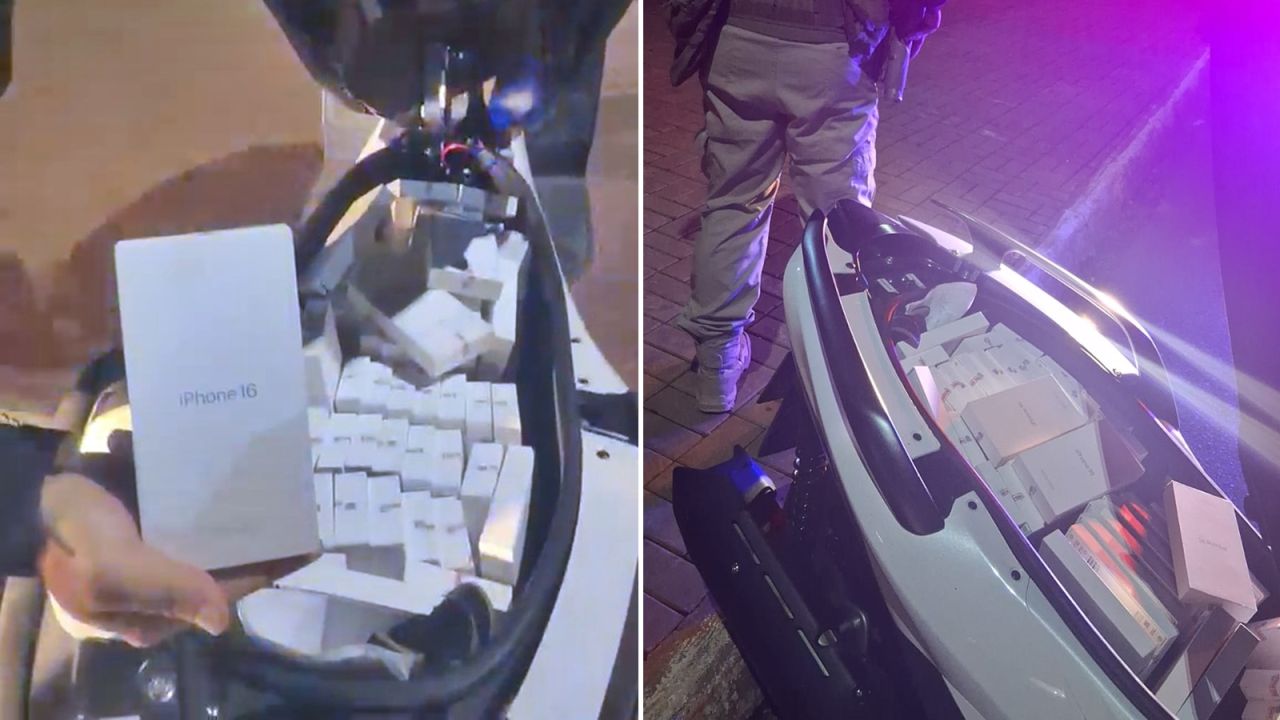 PRF apreende 59 iPhones 16 escondidos em motoneta na BR-277 em Santa Tereza do Oeste