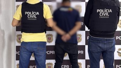 Polícia Civil cumpre mandado de prisão por regressão cautelar em Cascavel
