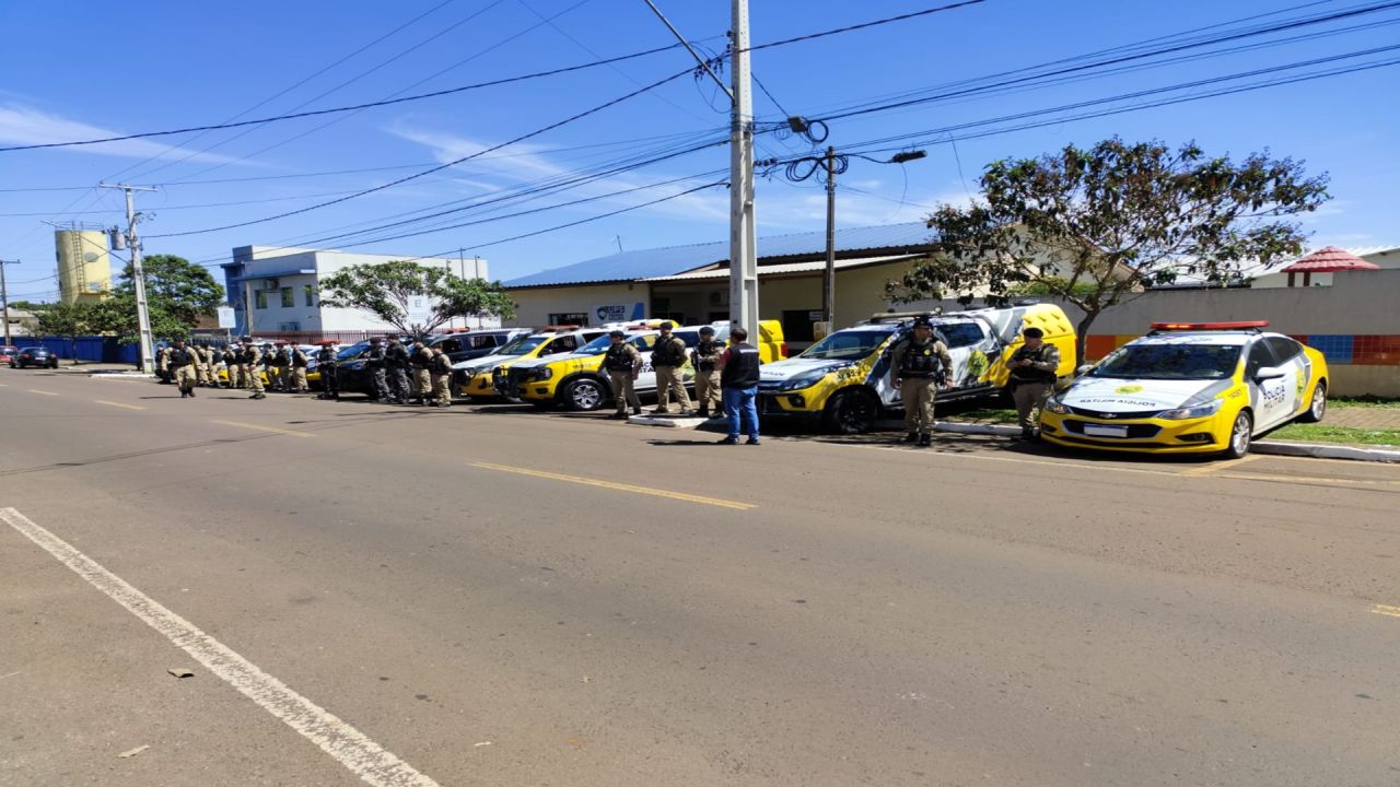 Operação Omnis é deflagrada em Cascavel para reforçar policiamento e combater crimes