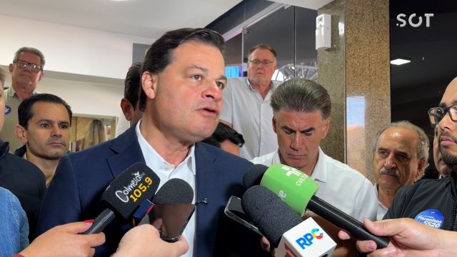 Ao lado de Ratinho Junior, Sandro Alex destaca obras e novos projetos para o Oeste durante encontro com prefeitos em Cascavel