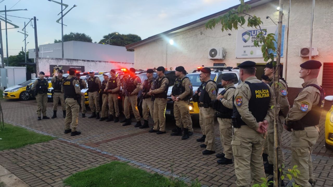 Polícia Militar realiza nova fase da Operação Omnis em Cascavel