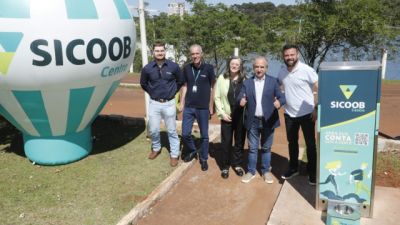 Cascavel ganha nova estação de hidratação para humanos e pets no Lago Municipal