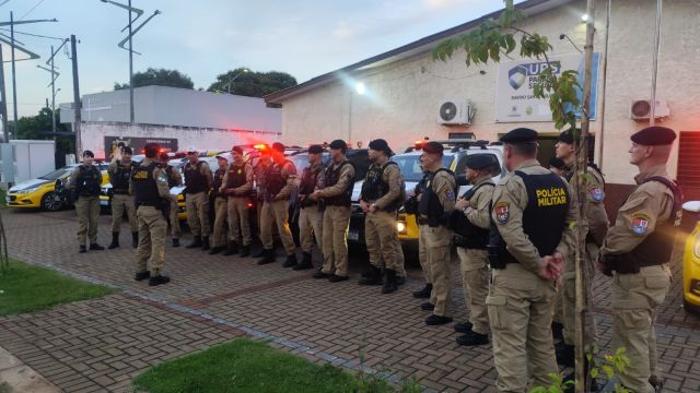 Polícia Militar realiza nova fase da Operação Omnis em Cascavel
