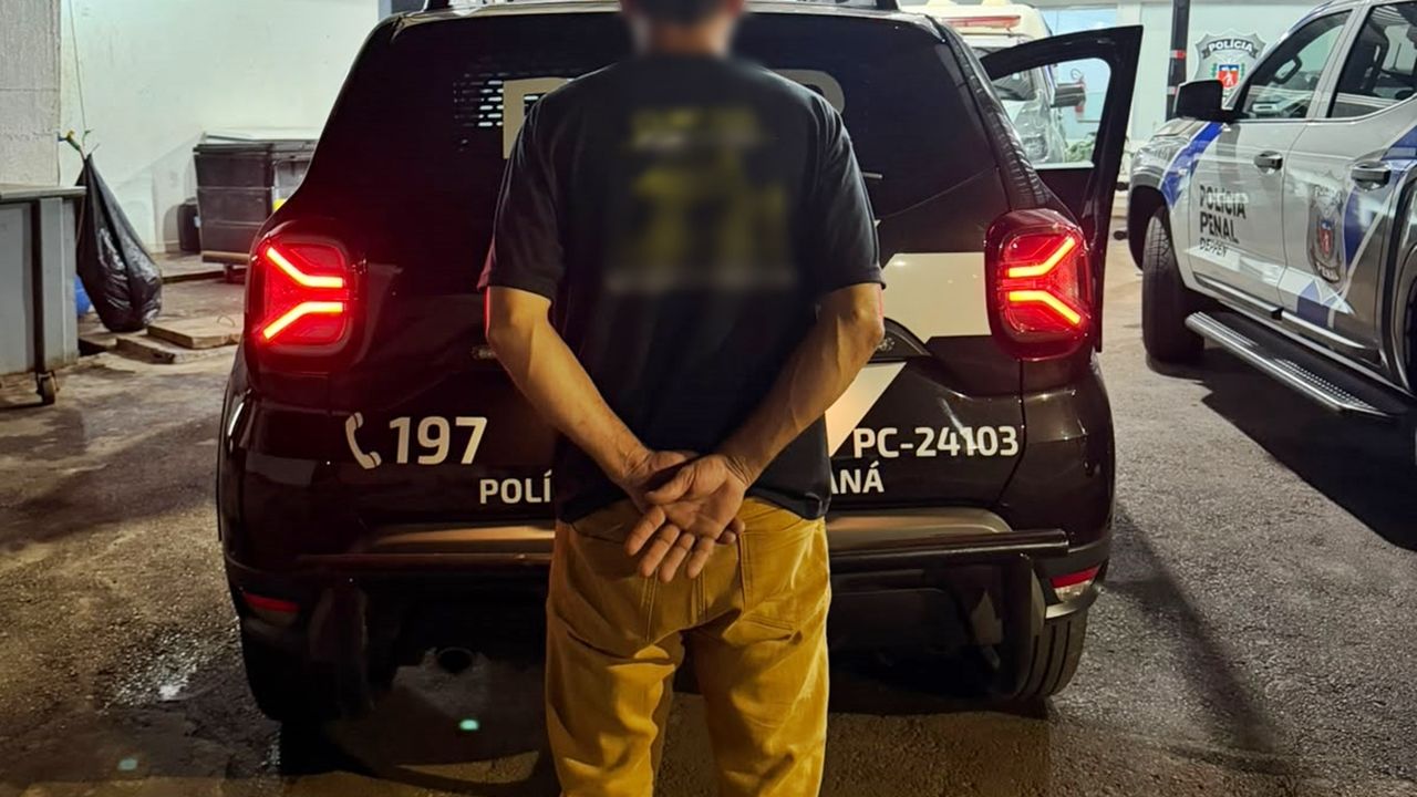 NUCRIA cumpre mandado e prende homem condenado a 11 anos e 10 meses em Cascavel