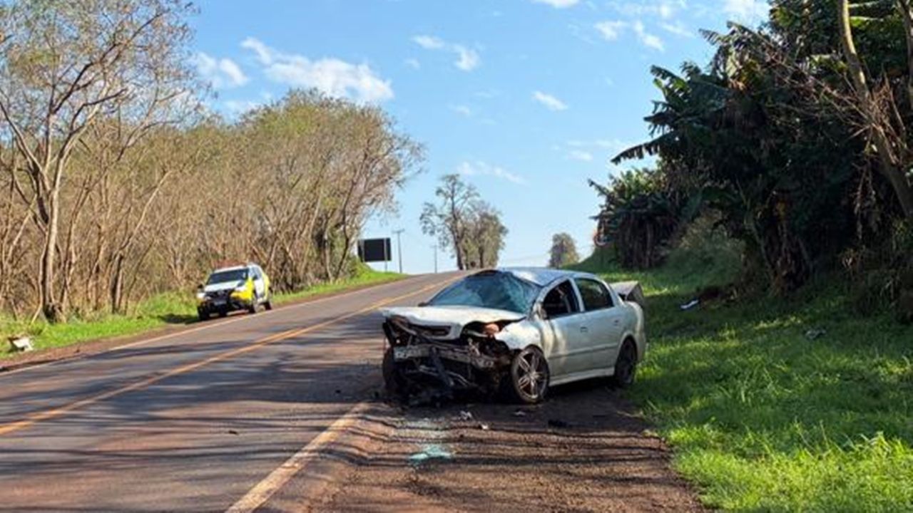 Motorista fica ferido após sinistro na PR-182, em Maripá