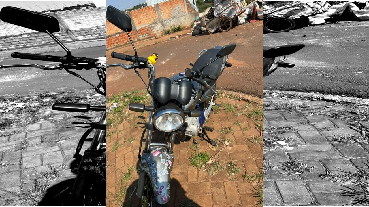 Motocicleta com escapamento adulterado e débitos é apreendida em Cascavel