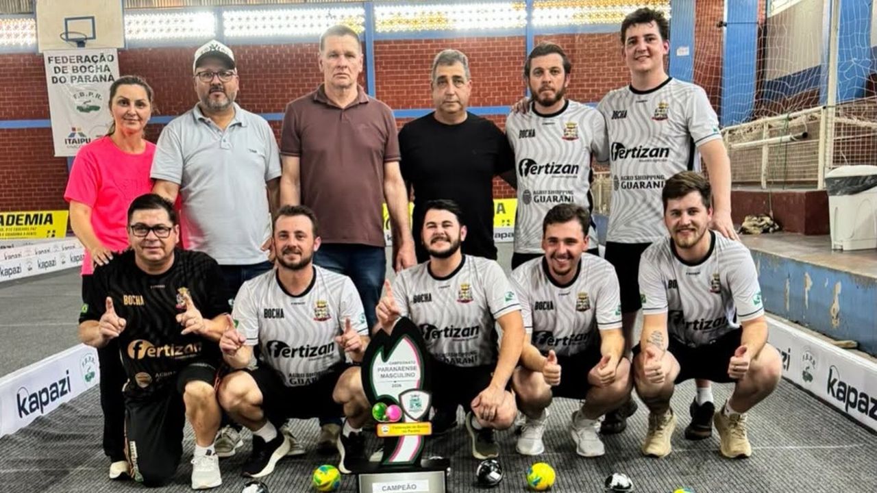 Campo Bonito conquista título paranaense de Bocha na Chave Prata e garante vaga na Chave Ouro