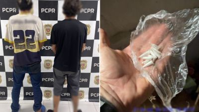 Polícia Civil prende dois homens em flagrante por tráfico de drogas no Bairro Brasília em Cascavel