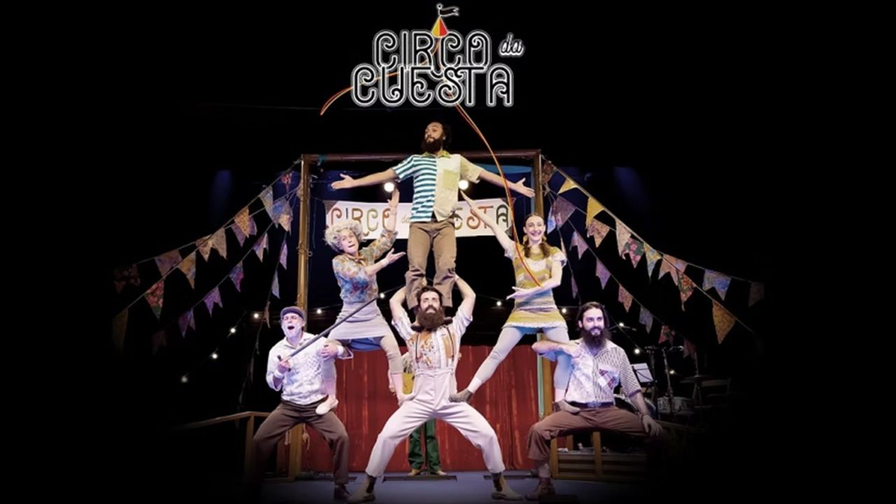 Circo da Cuesta leva teatro, música e acrobacias ao palco do Teatro Municipal