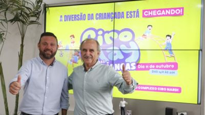 Prefeito Renato Silva anuncia Ciro Play - Dia das Crianças com programação gratuita e cheia de brinquedos para os pequenos