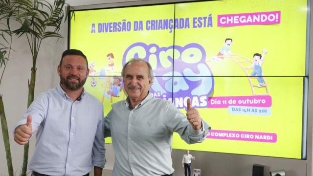 Prefeito Renato Silva anuncia Ciro Play - Dia das Crianças com programação gratuita e cheia de brinquedos para os pequenos