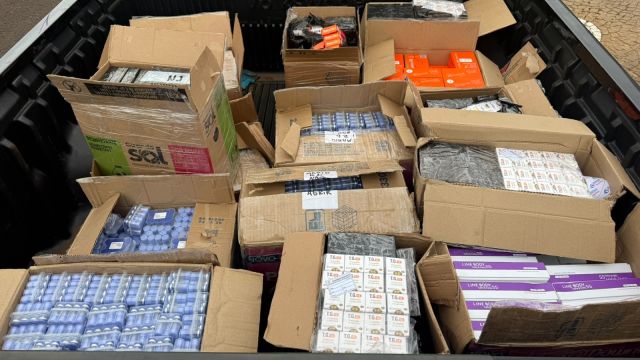 PF, PC e Guarda Municipal apreendem carga de R$ 2 milhões em São Miguel do Iguaçu