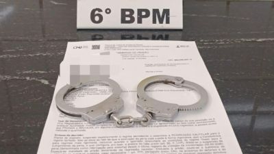 Homem com mandado de prisão é detido após roubo em residência em Cascavel