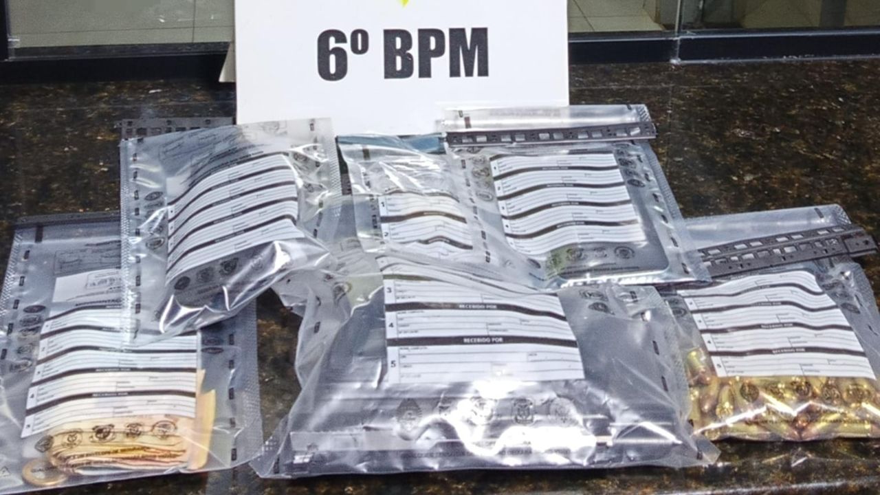 Homem é preso com pistola, munições e crack após fugir da PM em Cascavel
