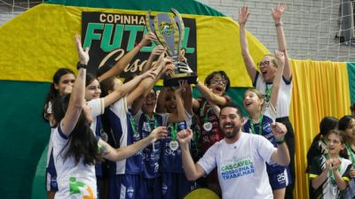 Mais de 600 alunos participam da 1ª Copinha de Futsal Sub-12 em Cascavel