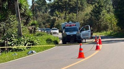 Homem de 67 anos morre após ser atingido por peça que se desprendeu de carga de caminhão em São José dos Pinhais