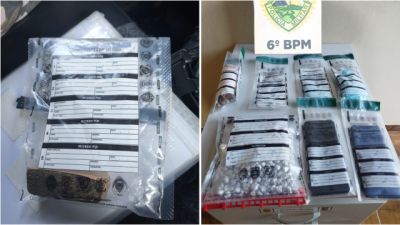 Choque apreende maconha em Cascavel e prende homem e apreende adolescente por tráfico em Terra Roxa