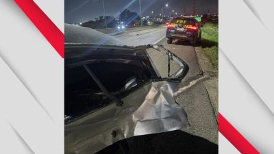 Colisão traseira entre Fusion e Pálio deixa um morto e uma pessoa gravemente ferida na BR-376
