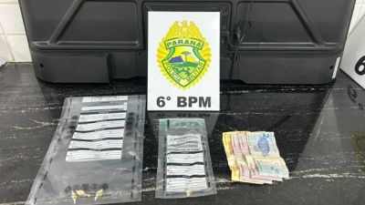 Dois homens são presos por tráfico de drogas no bairro Santa Cruz, em Cascavel