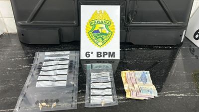Dois homens são presos por tráfico de drogas durante abordagem da Rotam em Cascavel