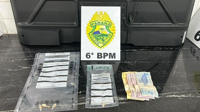 Dois homens são presos por tráfico de drogas no bairro Santa Cruz, em Cascavel