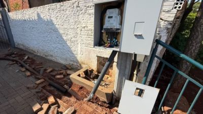 Furto de fios suspende aulas na Casa de Cultura Zona Norte, em Cascavel