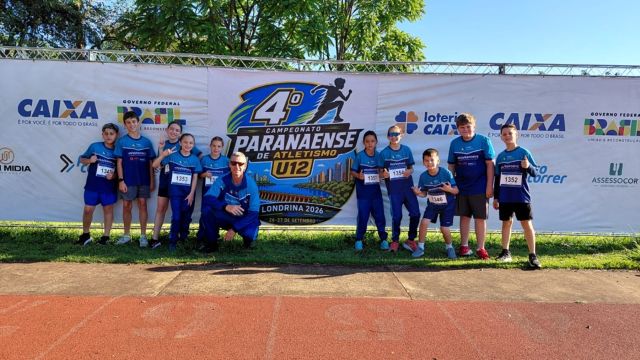 Cascavel Athletics School conquista título estadual masculino e quebra recordes no Paranaense Sub-12