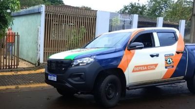 Fortes ventos e granizo causam danos e mobilizam Defesa Civil em Itaipulândia