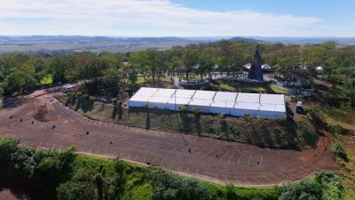 Santuário de Nossa Senhora Aparecida em Itaipulândia está preparado para receber fiéis em outubro