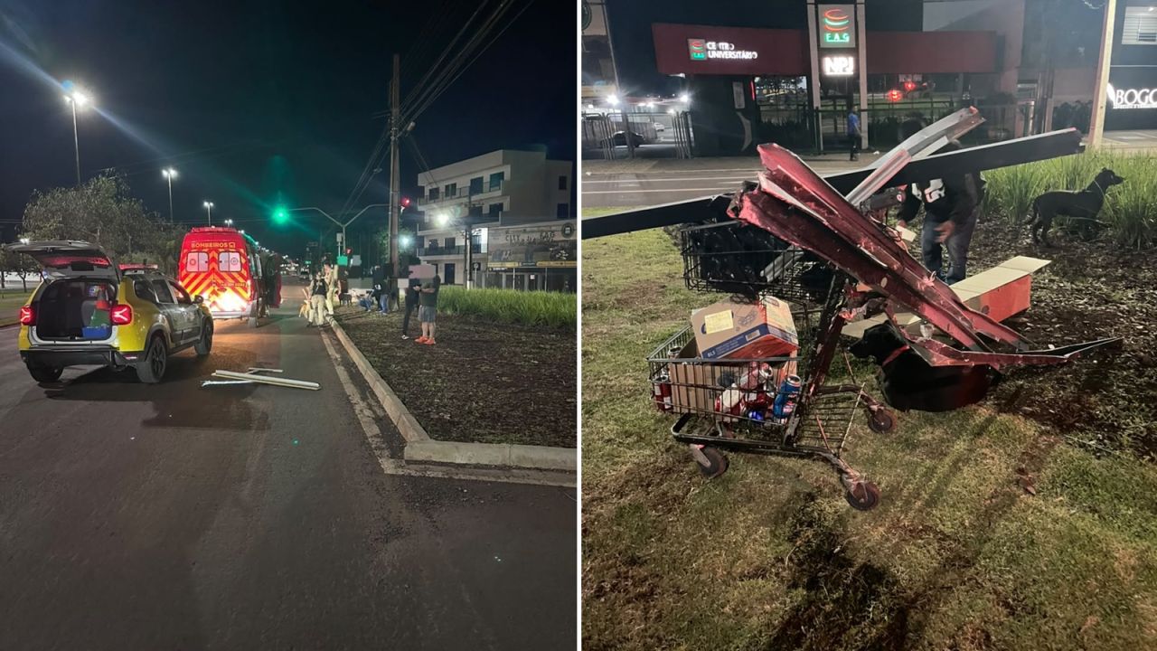 Motorista é preso por embriaguez após atropelar pedestre no bairro Alto Alegre, em Cascavel