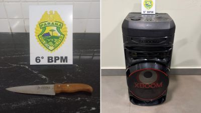 Homem é preso por tentativa de estupro e aparelho de som é apreendido por perturbação do sossego em Cascavel