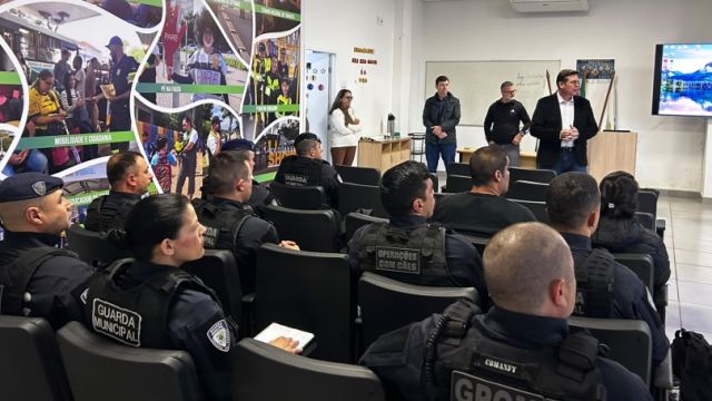 Guardas municipais iniciam formação para atuação na área de trânsito