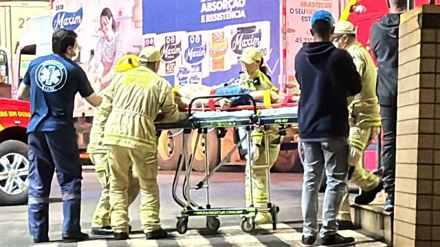 Trabalhador sofre TCE grave após cair de seis metros em empresa na Avenida Brasil em Cascavel