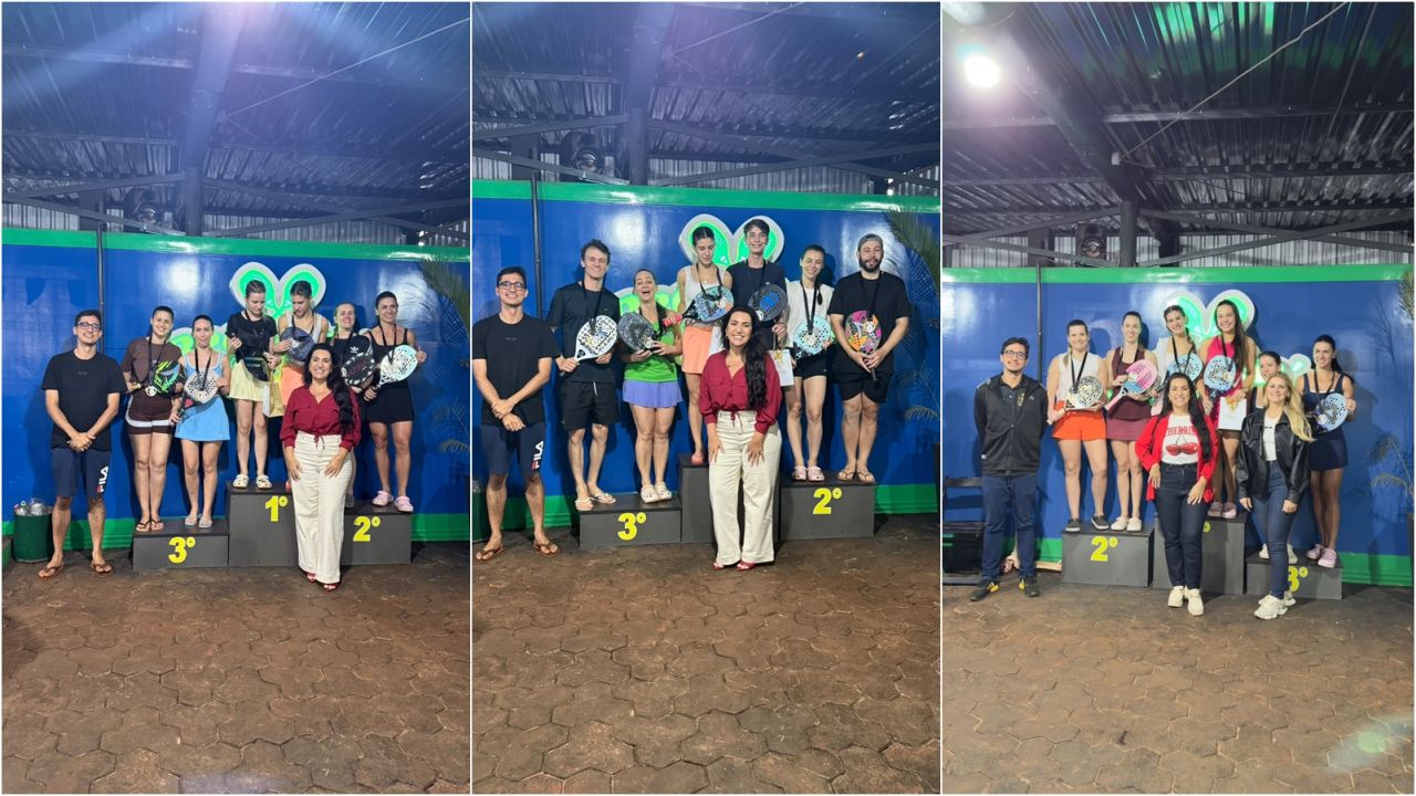 Quarta etapa do Campeonato Municipal de Beach Tennis reúne atletas em Corbélia