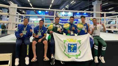 Lutadores de Cascavel conquistam três títulos no 1º Campeonato Brasileiro Militar de Muaythai