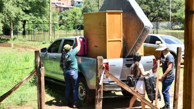 Itaipu mobiliza assistência a famílias de Ciudad del Este diante da cheia do rio Paraná