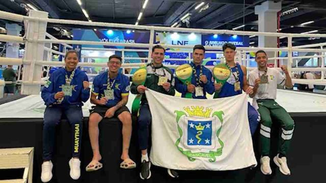 Lutadores de Cascavel conquistam três títulos no 1º Campeonato Brasileiro Militar de Muaythai