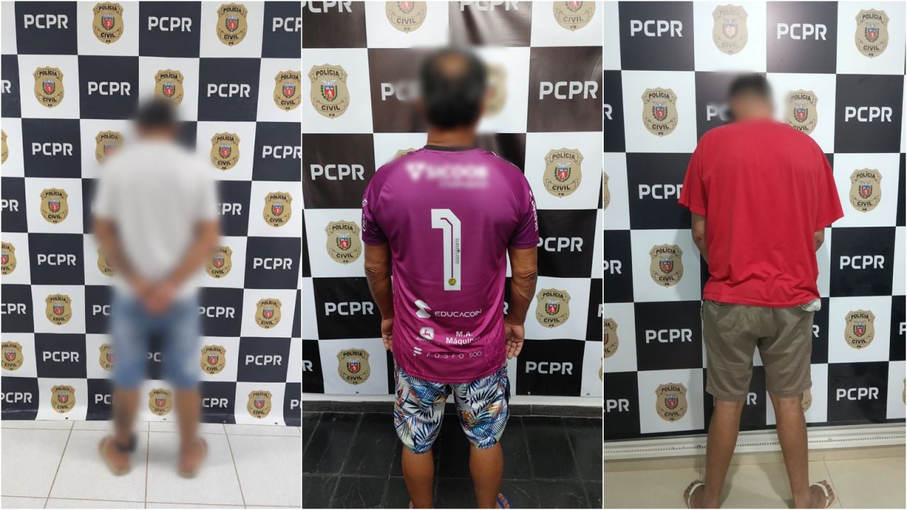 Polícia Civil prende três homens condenados ou investigados por crimes em Cascavel