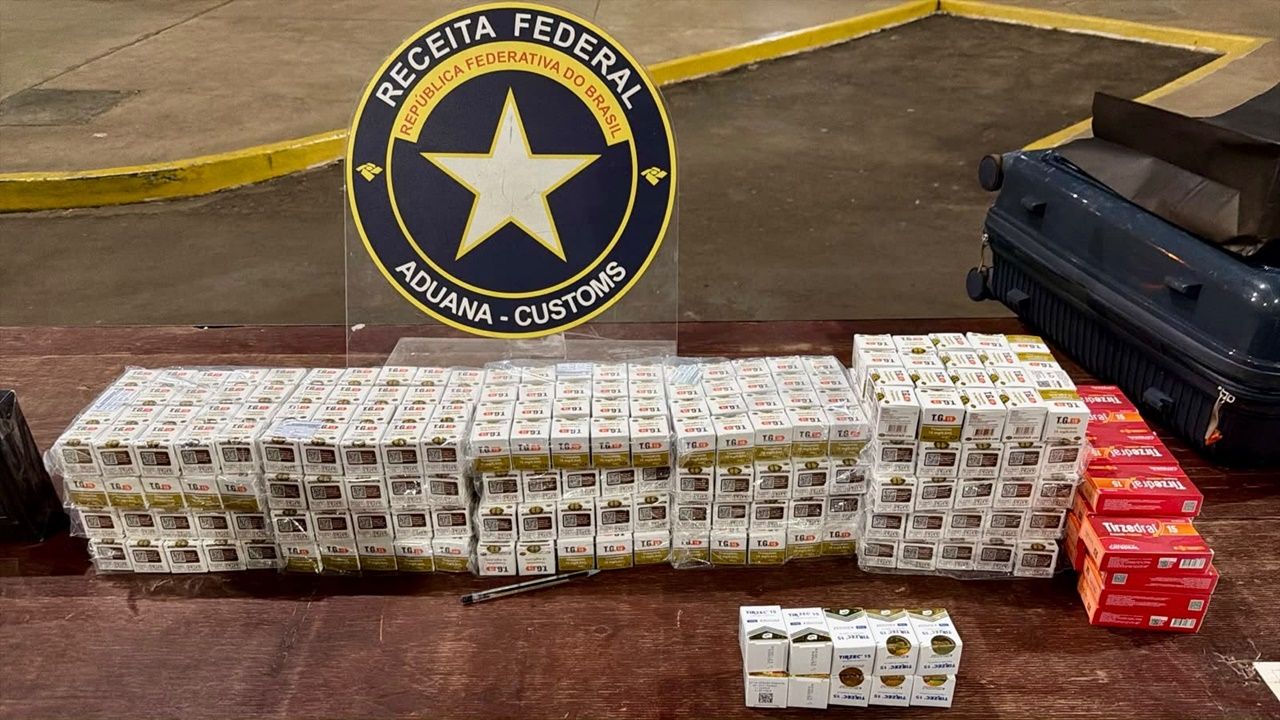Receita Federal apreende 1.816 ampolas de tirzepatida avaliadas em R$ 200 mil em Foz do Iguaçu
