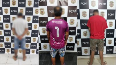 Polícia Civil prende três homens condenados ou investigados por crimes em Cascavel