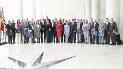 Governador em exercício recebe presidentes dos TJs de todo o Brasil no Palácio Iguaçu