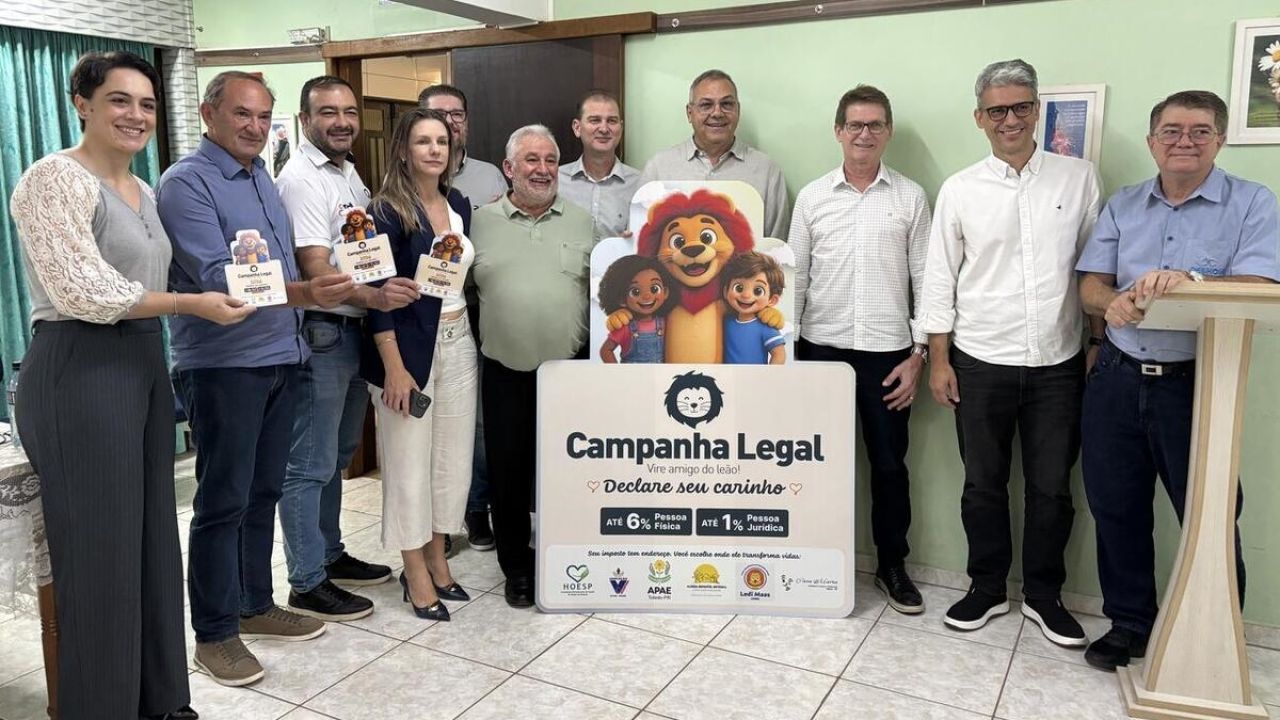 Campanha Legal 2026 é lançada para incentivar destinação do Imposto de Renda em Toledo
