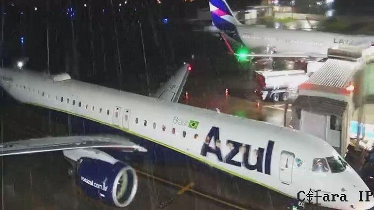 Pousos com pista molhada confirmam capacidade do Aeroporto de Cascavel já no dia seguinte ao anúncio
