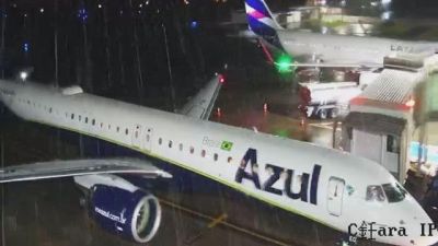 Pousos com pista molhada confirmam capacidade do Aeroporto de Cascavel já no dia seguinte ao anúncio