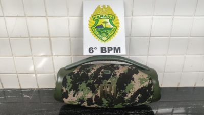 Som alto termina com caixa de som apreendida e Termo Circunstanciado em Cascavel