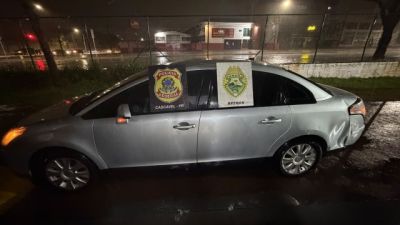 Ação conjunta apreende 136 kg de maconha em veículo na BR-277, em Santa Tereza do Oeste