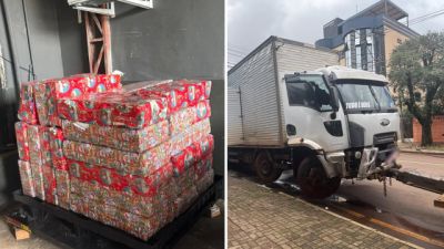 Caminhão que provocou destruição no centro de Cascavel estava carregado com 1,3 tonelada de maconha